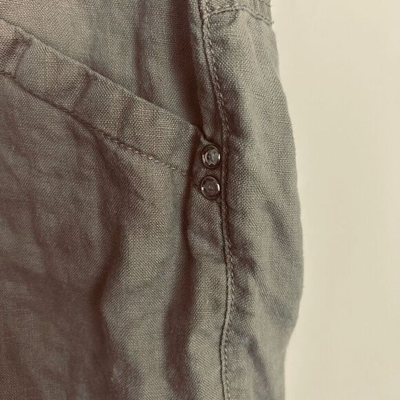 INC International Concepts women’s Pants tan Wide Leg Linen Size 18W coastal bea - Picture 5 of 11